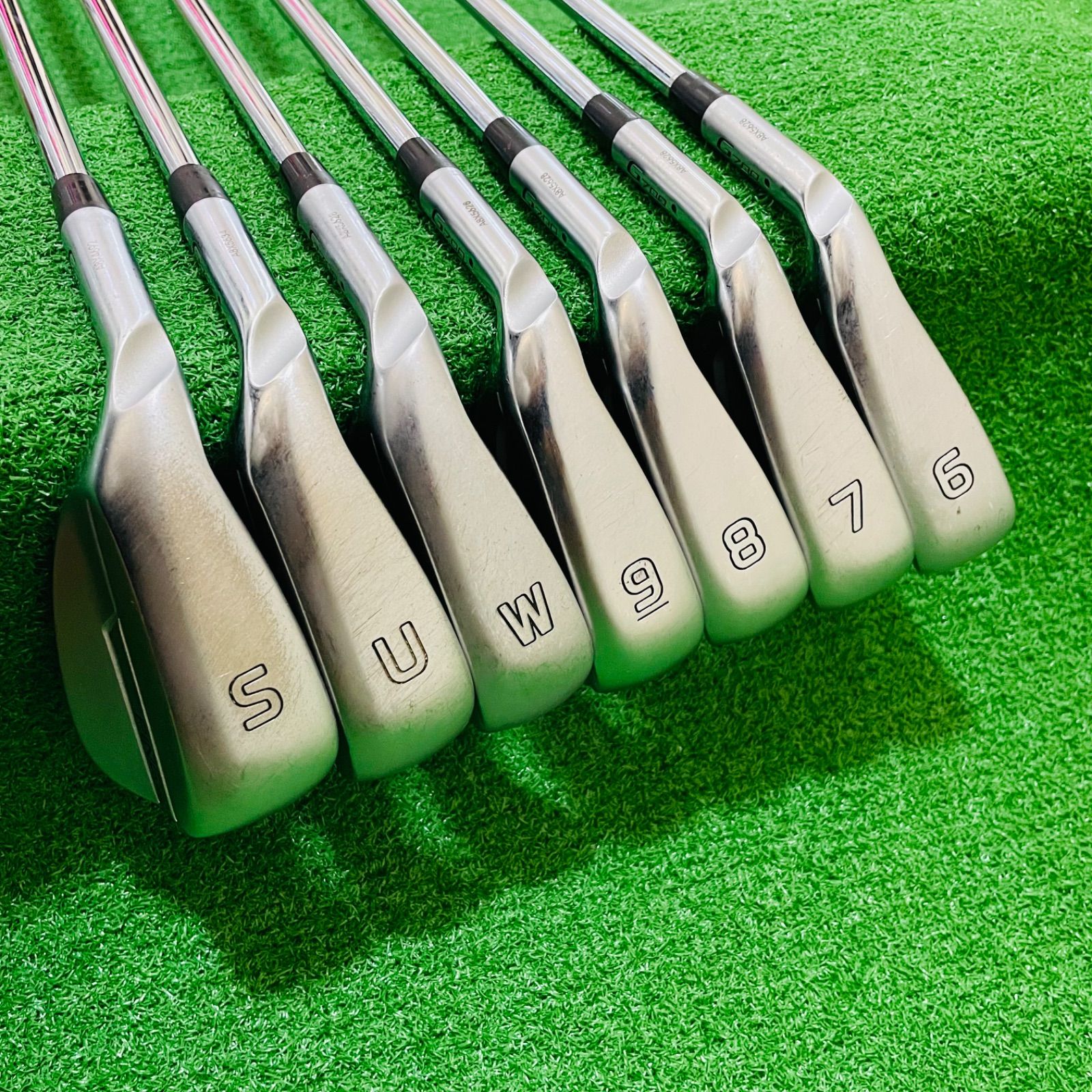 PINGアイアン7本セット　G700 5I〜UW レフティ PINGアイアン7本セット G700 5I〜UW レフティ PING G700
