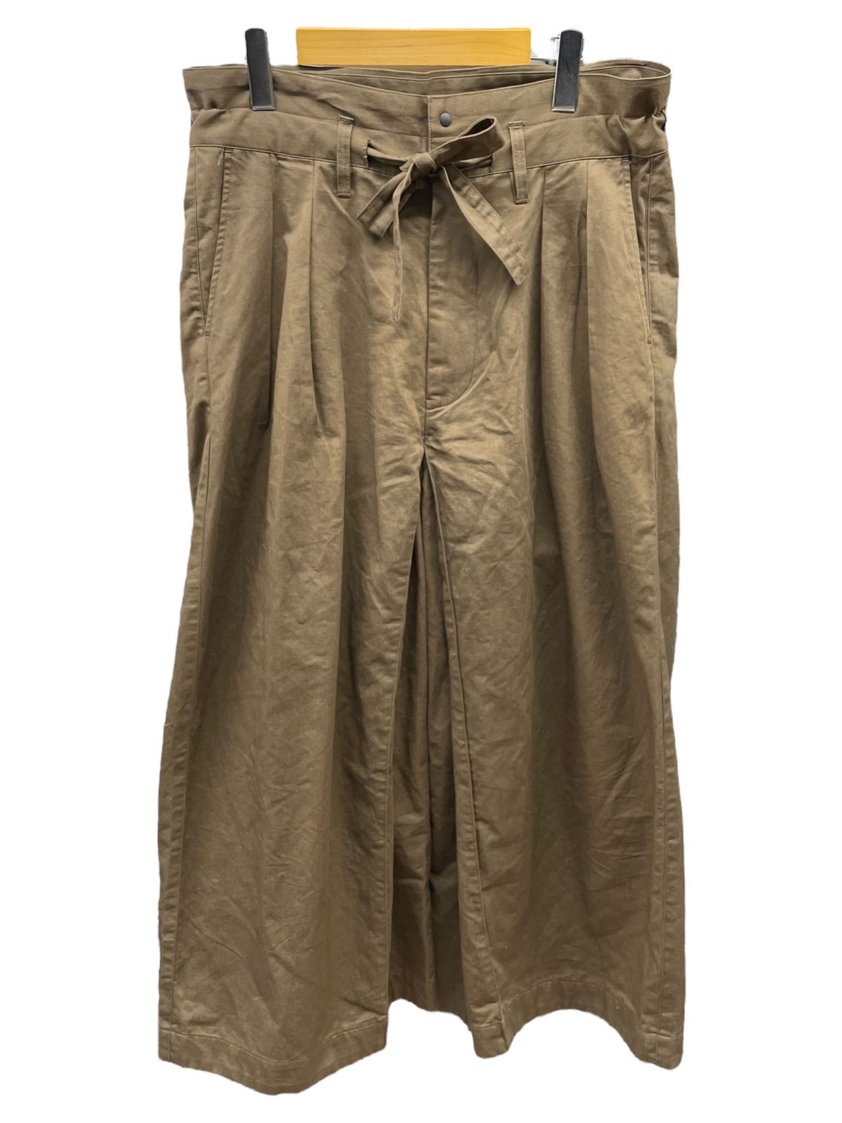 Sasquatchfabrix. サスクワッチファブリックス HAKAMA PANTS ウェスト調節ひも付き 日本 20SS-PA9-007 L ブラウン メンズ 025