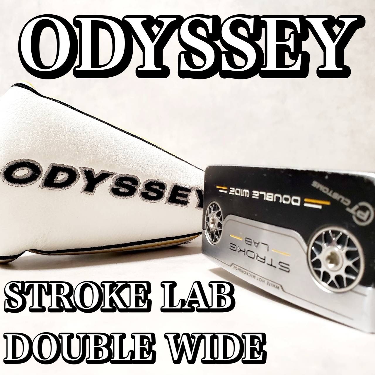 ODYSSEY オデッセイ STROKE LAB DOUBLE WIDE パター 34インチ ストロークラボ ダブルワイド ヘッドカバー付