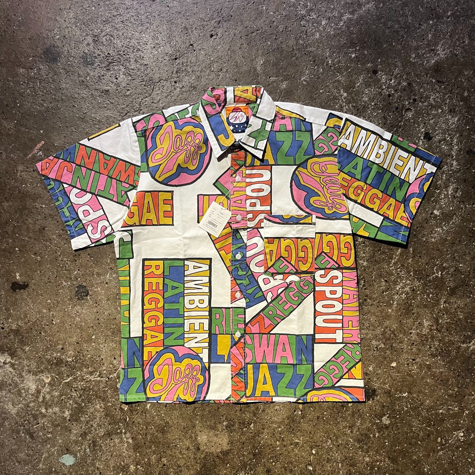 SWJP 25ss SWS S S Shirt L エスダブリュージェーピー SW-25SS-011 SH-06 Sean Wotherspoon ショーン ウェザースプーン 総柄 シャツ