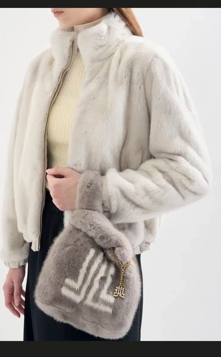 LANVIN ランバン Ange 앙ジュ トートバッグ スモール トープ グレー