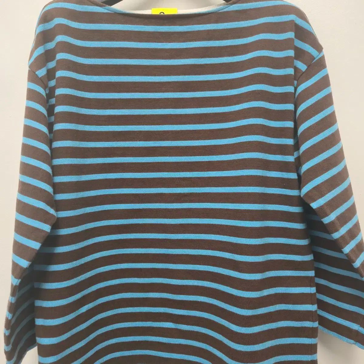  00 ラッキーシュエトゥ 21 ss ストライプ ボートネック 7分袖 Tシャツ 長袖 Tシャツ カットソー