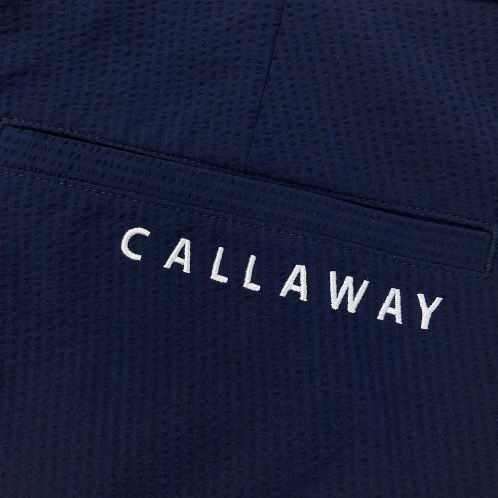 サイズ LL CALLAWAY キャロウェイ モデル ロングパンツ シアサッカー ストライプ柄 ネイビー系 240101493383 ゴルフウェア メンズ ストスト LLC-HASEGAWATOSO_COM
