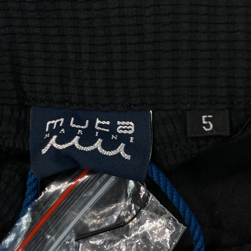 サイズ 5 MUTA MARINE ムータマリン ロングパンツ シアサッカー ブラック系 240101502594 ゴルフウェア メンズ ストスト LLC-HASEGAWATOSO_COM