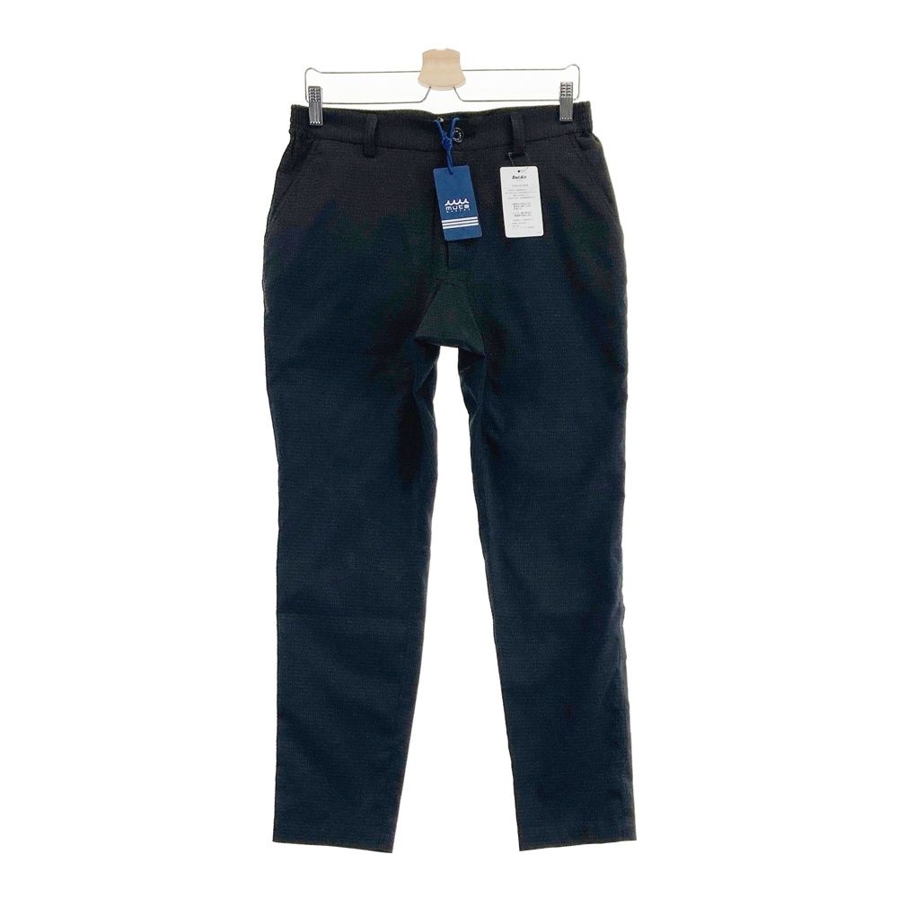 サイズ 5 MUTA MARINE ムータマリン ロングパンツ シアサッカー ブラック系 240101502594 ゴルフウェア メンズ ストスト