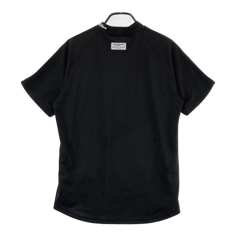 サイズ 6 MASTER BUNNY EDITION マスターバニーエディション ハイネック半袖Tシャツ ブラック系 240101544312 ゴルフウェア メンズ ストスト