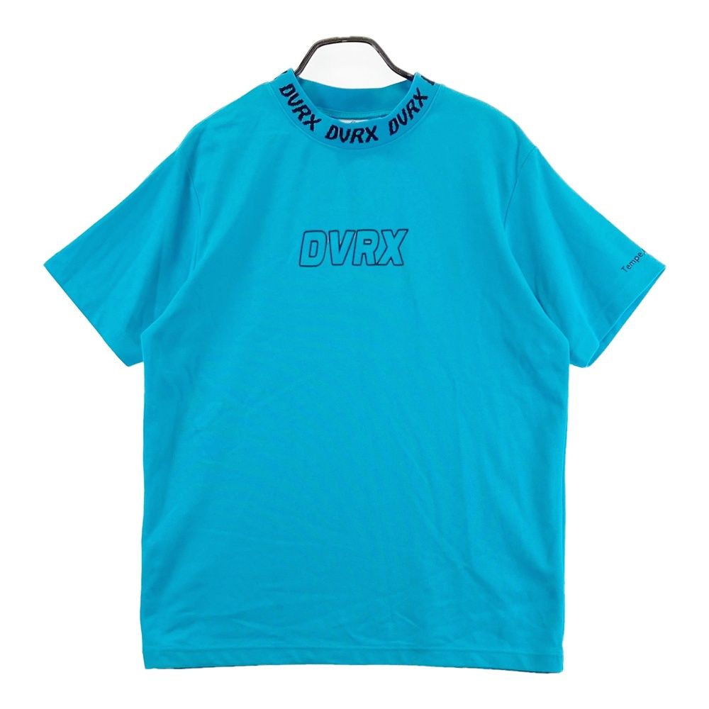 サイズ L DEVEREUX GOLF デヴァローゴルフ 763572025 ハイネック半袖Tシャツ ワニ ブルー系 240101545205 ゴルフウェア メンズ ストスト