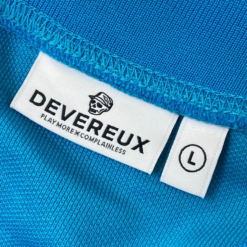 サイズ L DEVEREUX GOLF デヴァローゴルフ 763572025 ハイネック半袖Tシャツ ワニ ブルー系 240101545205 ゴルフウェア メンズ ストスト LLC-HASEGAWATOSO_COM