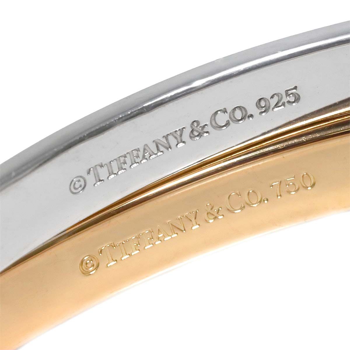 ティファニー TIFFANY&Co. 1837 インターロッキング バングル 19cm