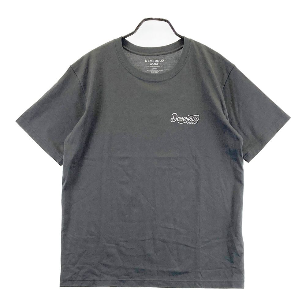 サイズ LARGE DEVEREUX GOLF デヴァローゴルフ 半袖Tシャツ グレー系 240101545207 ゴルフウェア メンズ ストスト