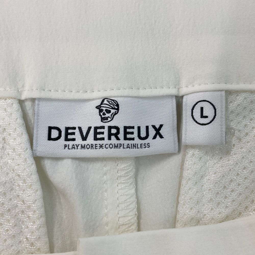 サイズ L DEVEREUX GOLF デヴァローゴルフ 763472408 ハーフパンツ ホワイト系 240101545210 ゴルフウェア メンズ ストスト LLC-HASEGAWATOSO_COM