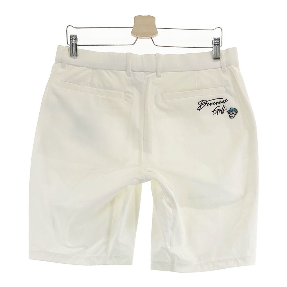 サイズ L DEVEREUX GOLF デヴァローゴルフ 763472408 ハーフパンツ ホワイト系 240101545210 ゴルフウェア メンズ ストスト