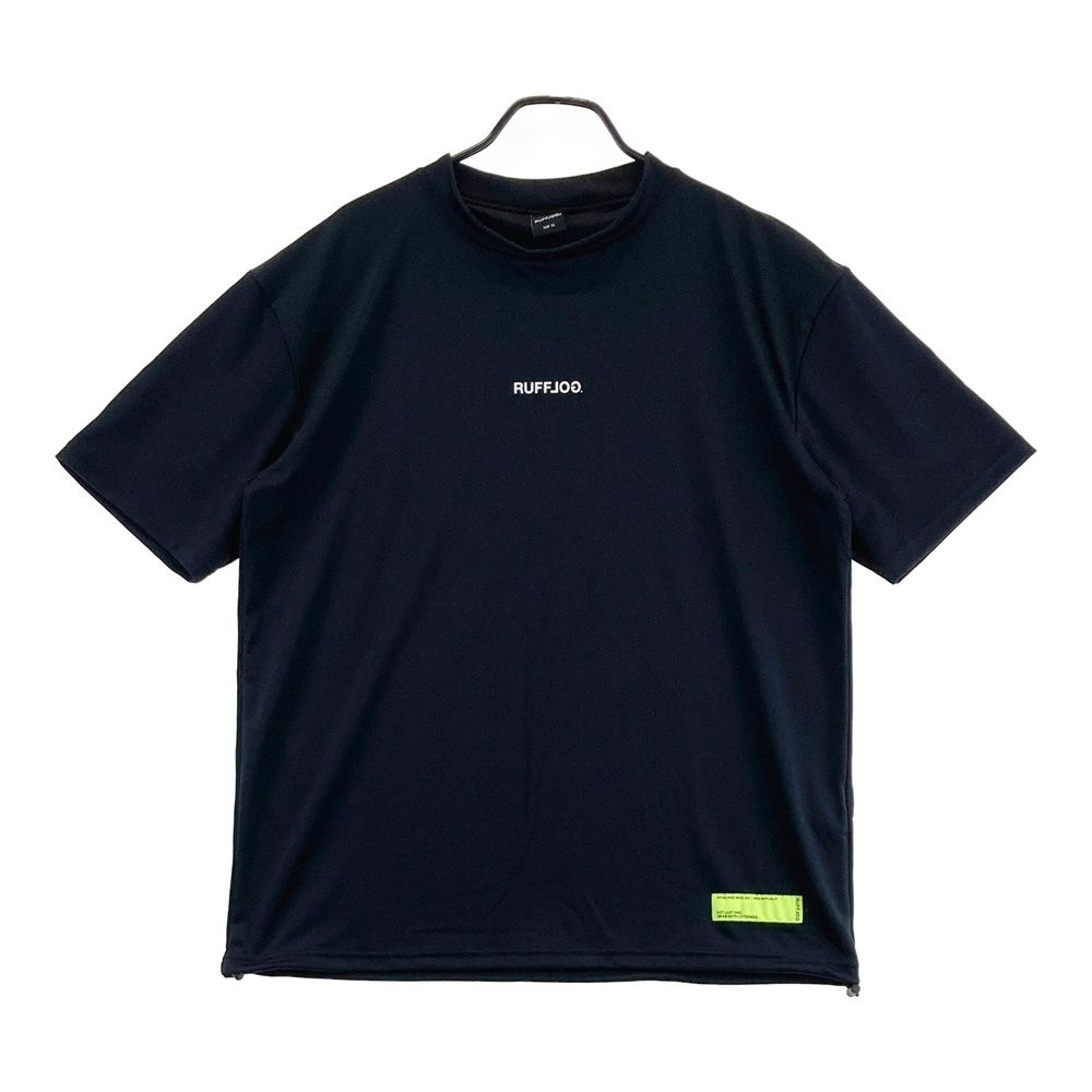 サイズ XL RUFFLOG ラフロッグ ハイネック半袖Tシャツ ブラック系 240101545213 ゴルフウェア メンズ ストスト