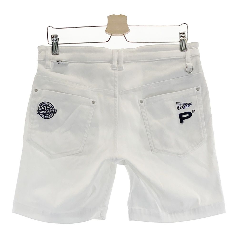 サイズ 4 PEARLY GATES パーリーゲイツ ハーフパンツ ホワイト系 240101547914 ゴルフウェア メンズ ストスト