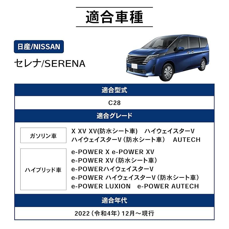 自動車整備士監修 クラフトワークス セレナ C 28 e-power フロアマット 車 防水 丸洗い ピッタリフィット 3 D マット 車種 1列目 内装 CRAFT WORKS GC GFC 1