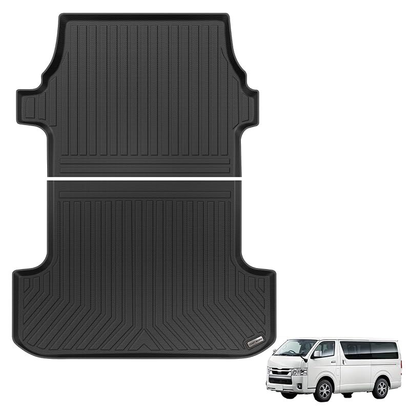 自動車整備士監修 クラフトワークス ハイエース 200系 ラゲッジマット 車 防水 丸洗い ピッタリフィット 3D マット 車種 内装 CRAFT WORKS ラゲッジ 1型 2型 3型 4型 5型 6型 7型 1