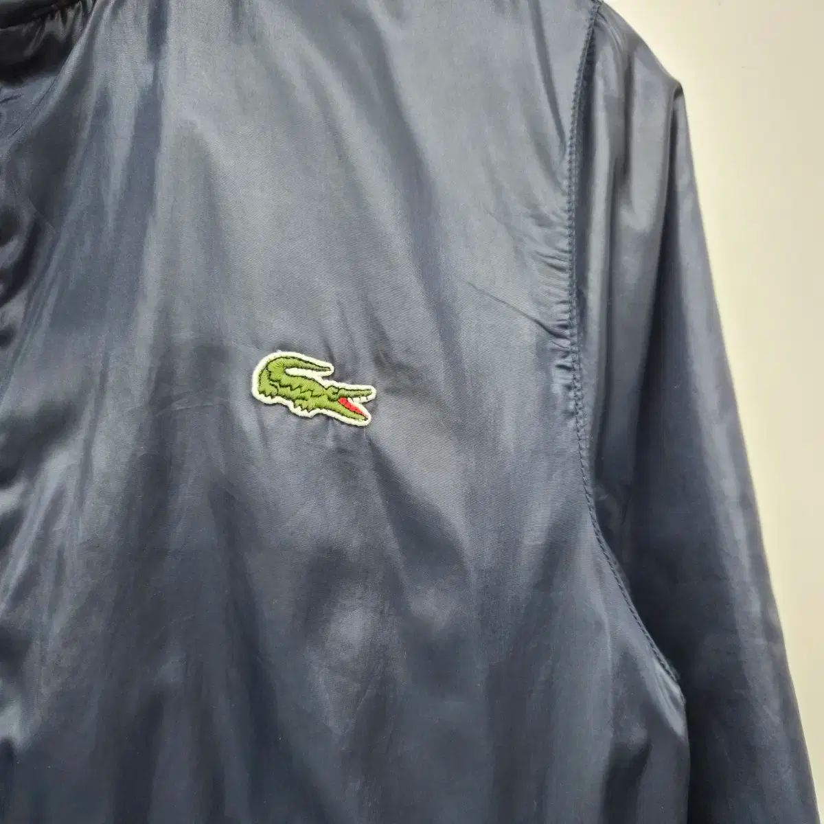 ラコステ ネイビー WHO ウィンドブレーカー メンズ M