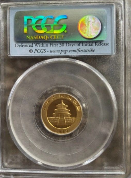 2010年 中国 1 10オンス ゴールド パンダ MS70 PCGS ファーストストライク 50Yn