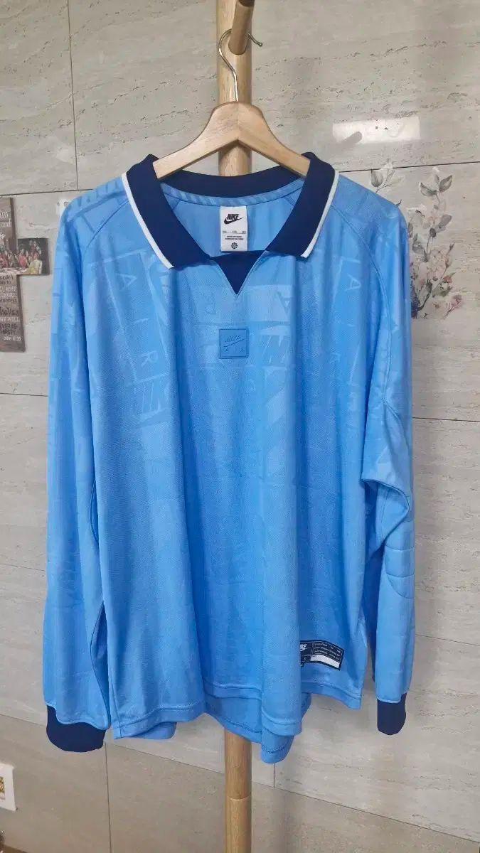 NIKE AIR 長袖 ポロシャツ スカイブルー ポロTシャツ XXL