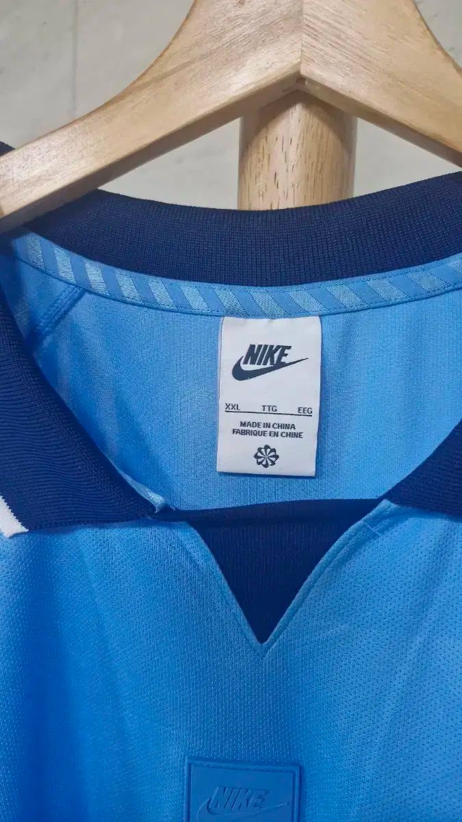 NIKE AIR 長袖 ポロシャツ スカイブルー ポロTシャツ XXL