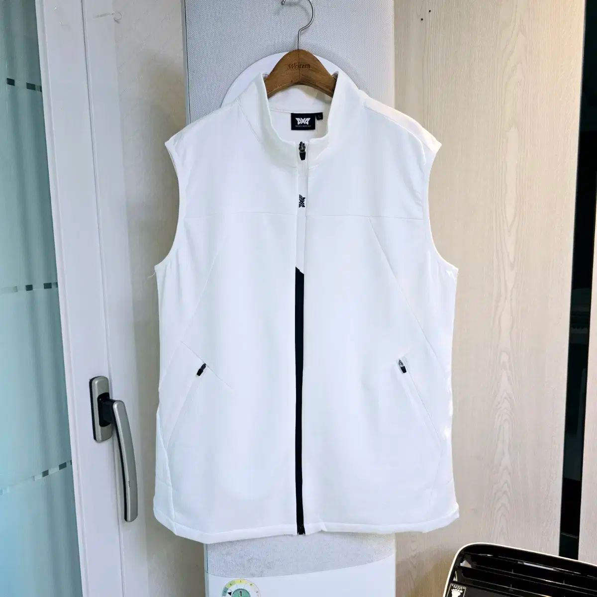 PXG ゴルフウェア メンズ ダウンベスト ホワイト ゴルフ メンズ PXG ダウン ジャケット ベスト ジャンバー◾️ホワイト