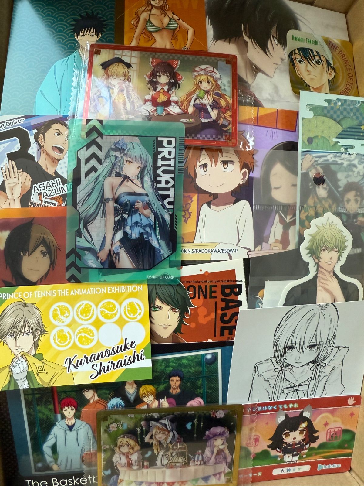 紙類 アニメ ゲーム まとめ売り 大量 コースター ポストカード カード