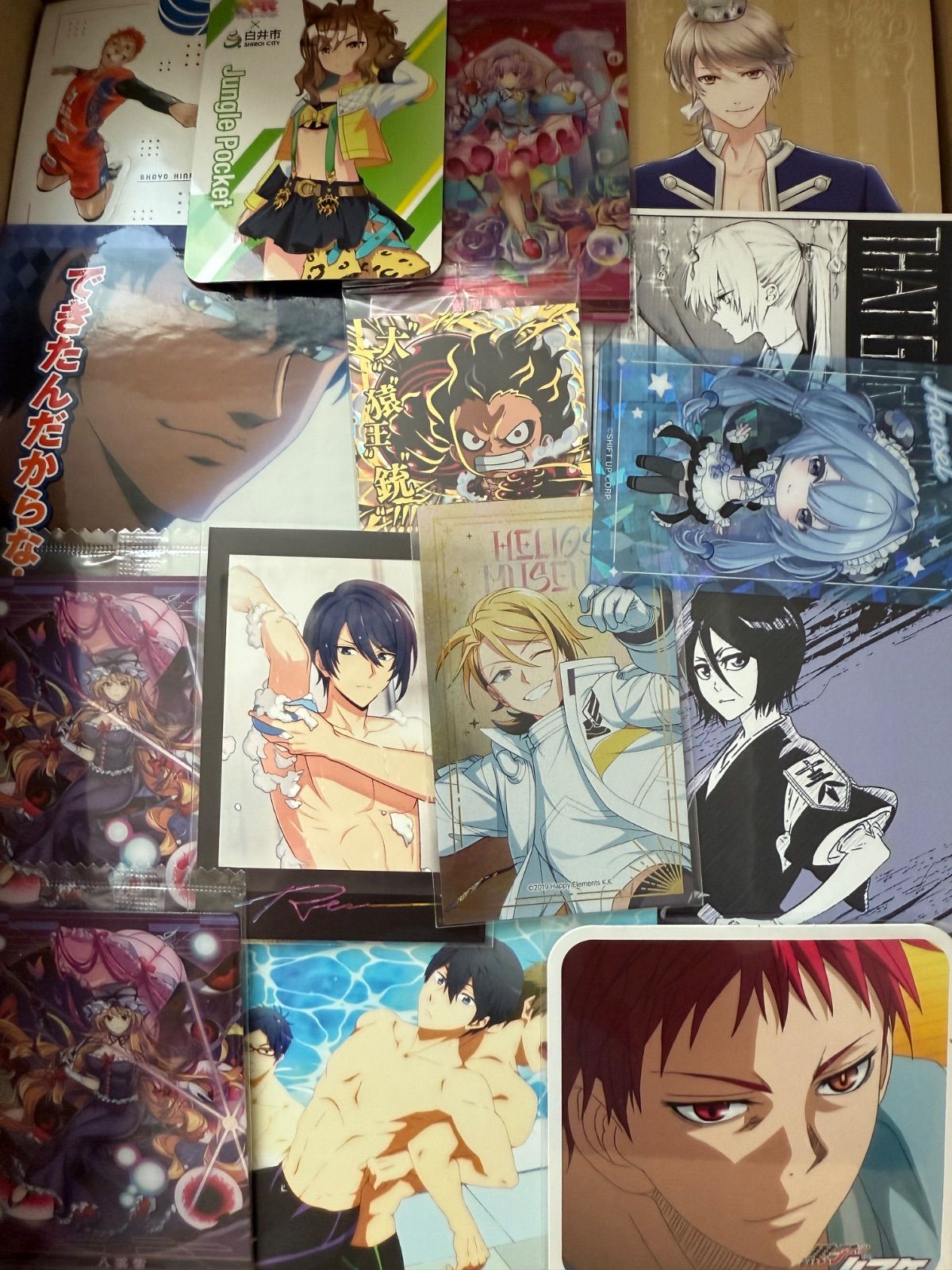 紙類 アニメ ゲーム まとめ売り 大量 コースター ポストカード カード