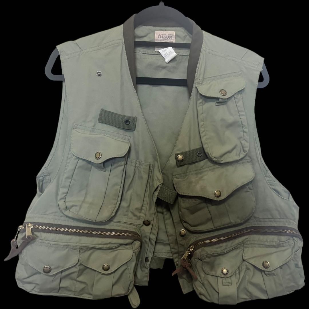 一点のみ FILSON フィルソン Fly Fishing Guide Vest フライフィッシング ガイドベスト M ミディアム 釣り アウトドア 緊急入荷