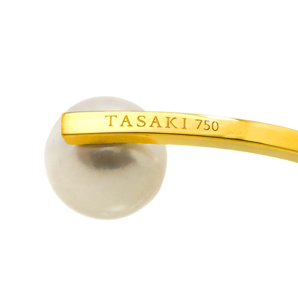 タサキ TASAKI キネティック アコヤ真珠 7.4-7.3mm ピアス K18 YG 750 パール 田崎真珠 Akoya Pearl Earrings Pierced 90298280 FORTGASGNV_COM_BR