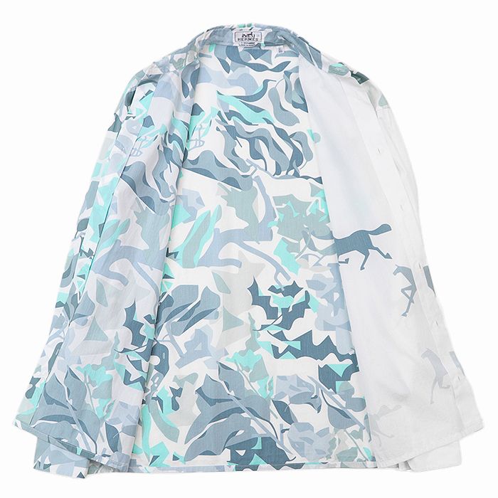 ソルド品】HERMES エルメス ボクシーボディシャツ 2023SS Puzzle