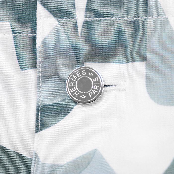 ソルド品】HERMES エルメス ボクシーボディシャツ 2023SS Puzzle