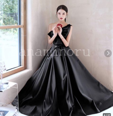 結婚式 17号 3XL 大きいサイズ 女優 気品 パーティ 豪華 華やか ロング ドレス OPN1029