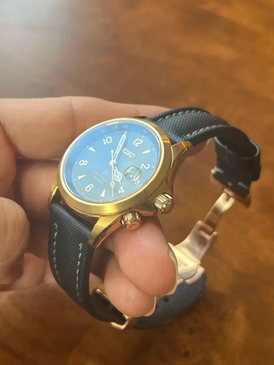  セイコー アルピニスト オートマチック 녹금 自動巻き時計 腕時計(アナログ)