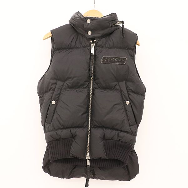 ディースクエアード DSQUARED2 ダウンベスト ジャケット ダウン他 ブラック 表示サイズ46 レディース yy 4000064801000871