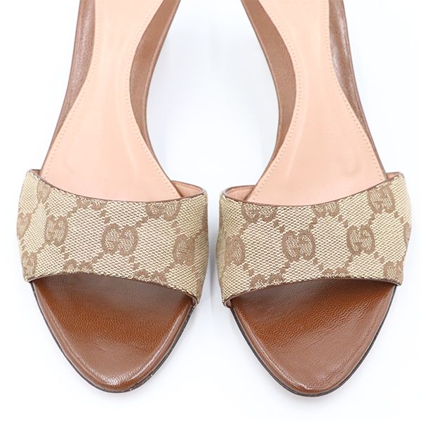 グッチ GUCCI ミュール バンブー GGキャンバス サイズ35 C 保存袋 レディース yy