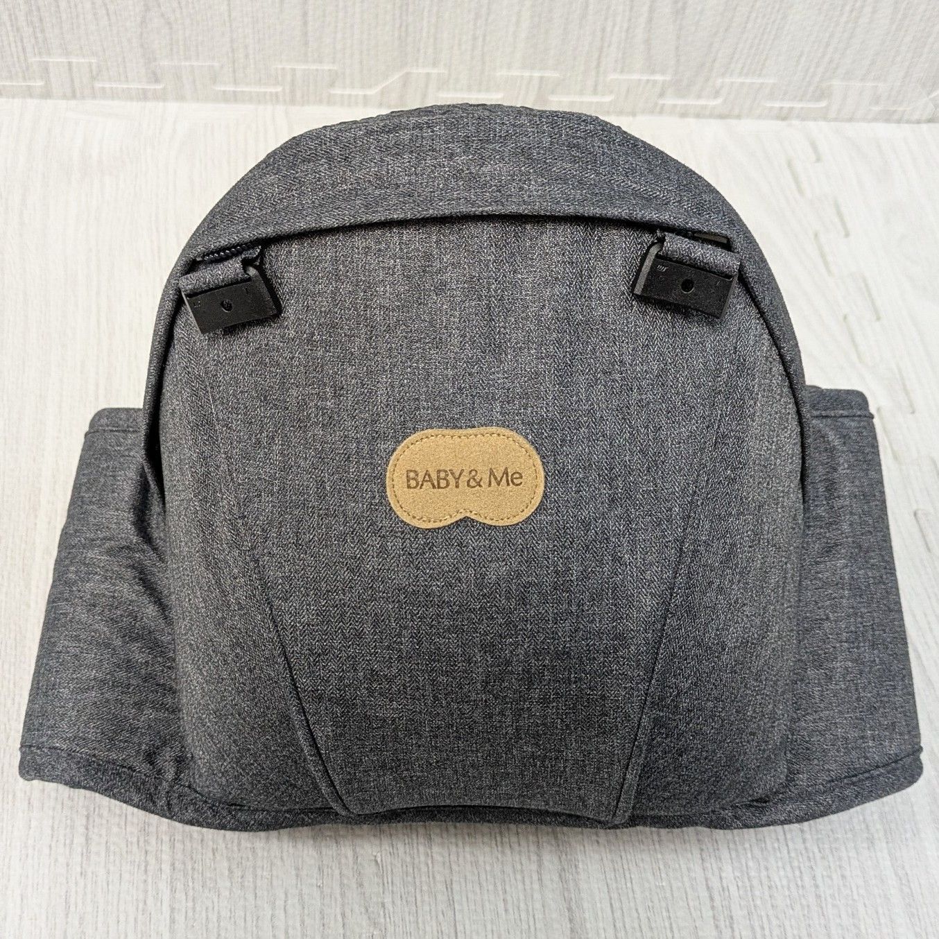 ベビーアンドミー 抱っこ紐 ベルク BELK-S FIRSTセット グレー き ファーストセット baby-Me ヒップシート