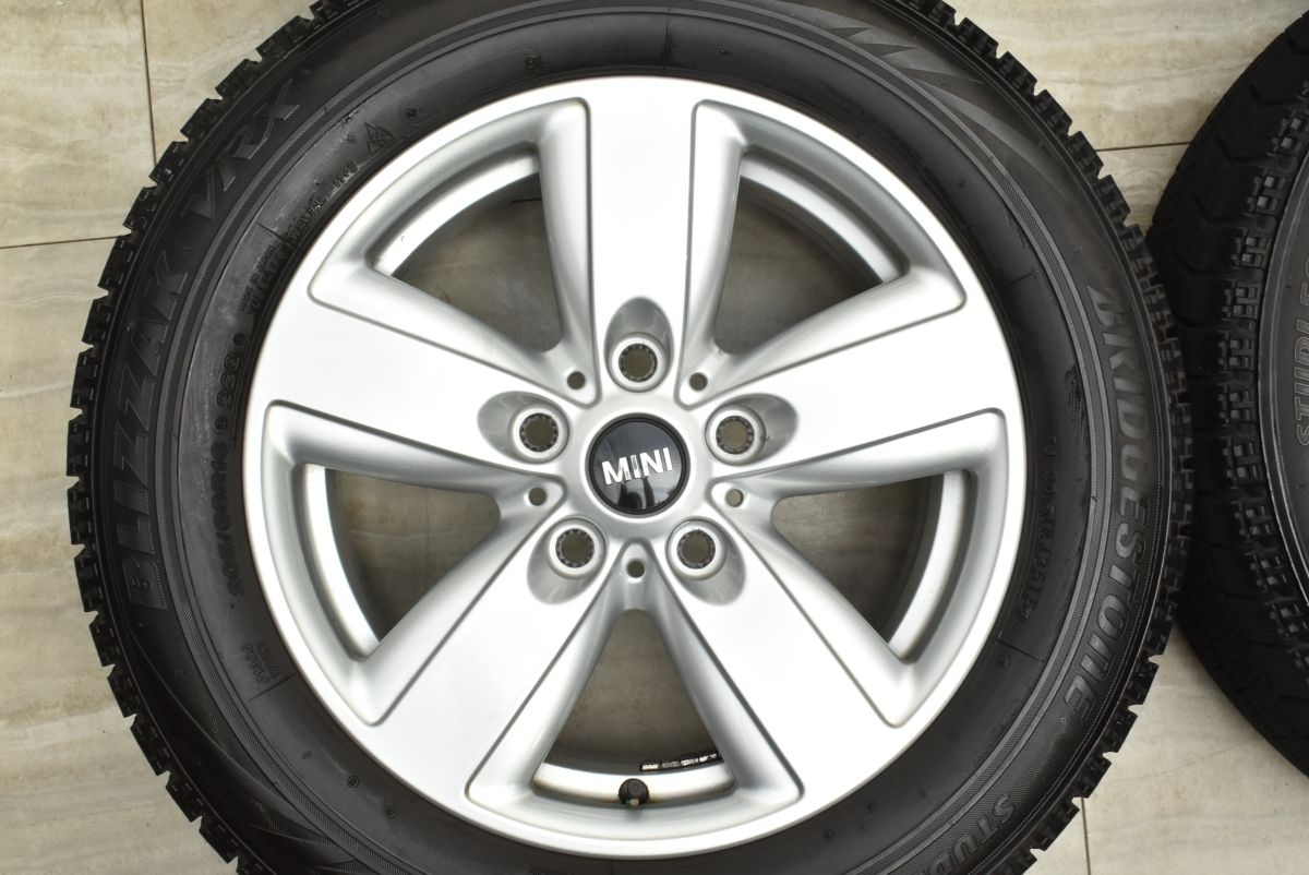  MINI R 60 クロスオーバー 16 in 6 5 J 46 PCD 120 ブリヂストン ブリザック VRX 205 品番 9811729 ヘリスポーク492 16インチ タイヤ ホイールセット