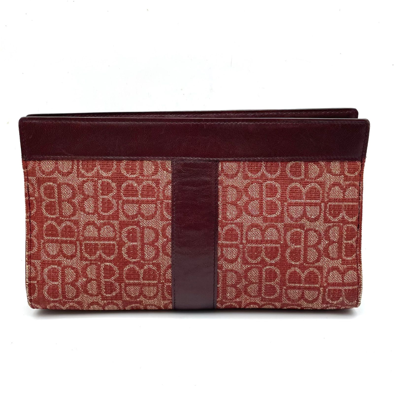 バレンシアガ ポーチ クラッチ ハンドバッグ ロゴ レトロ SG2966B