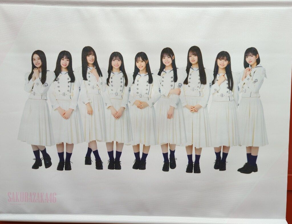 新品・未開封】 欅坂46くじ A3タペストリー賞 アップvers