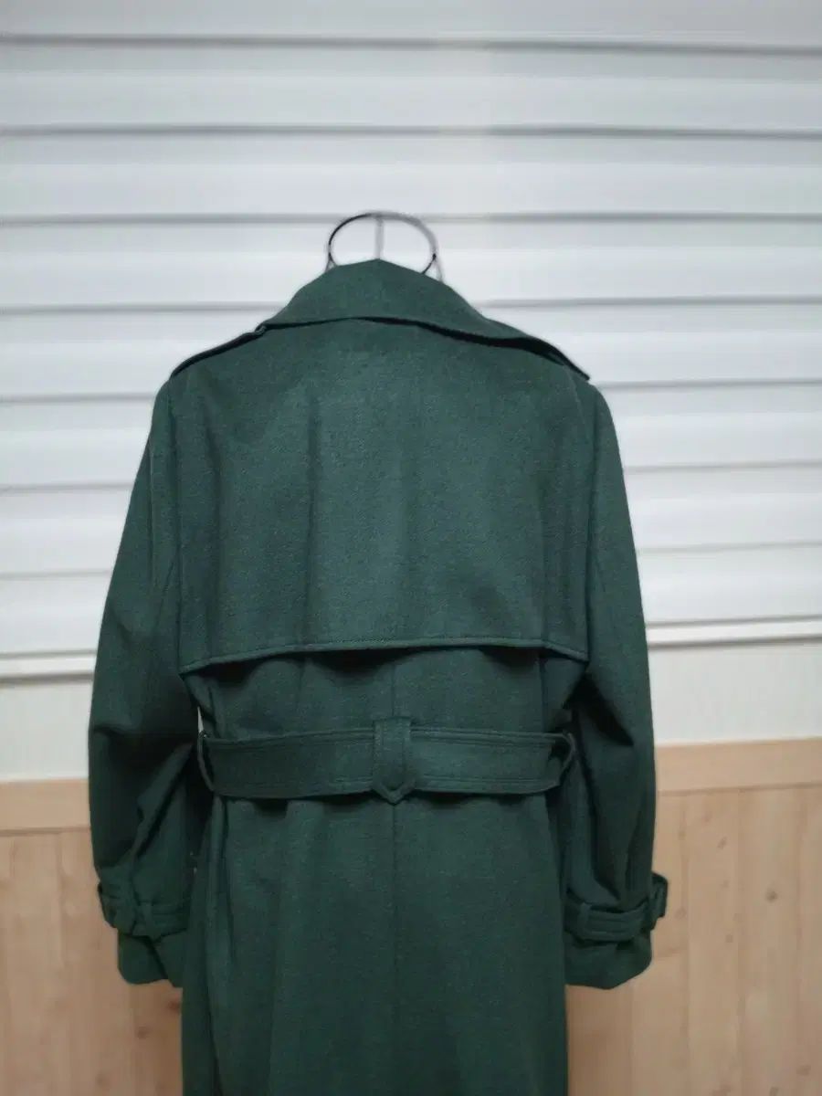 Brooks Brothers ダークグリーン スプリングコート サイズL trench_pic02.png