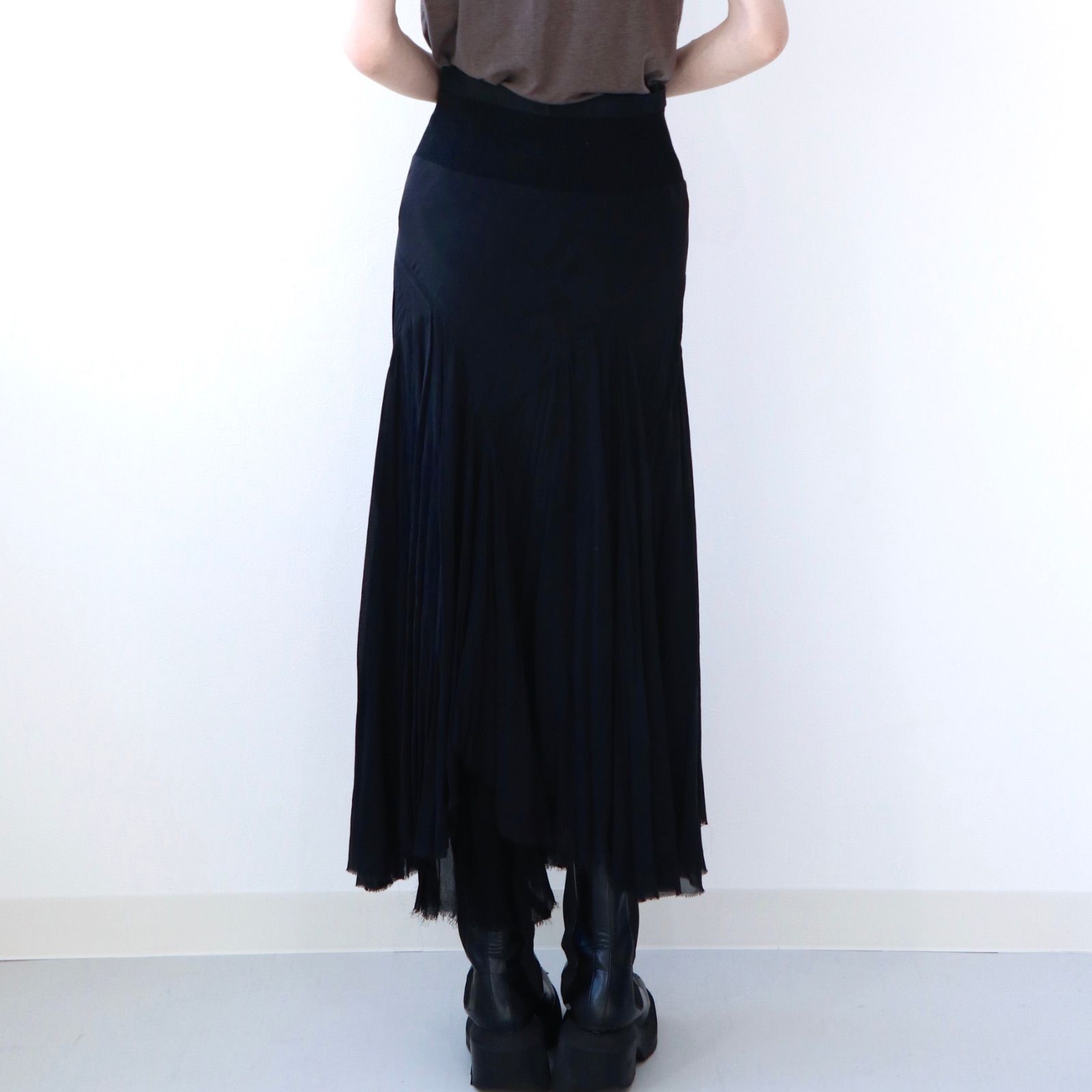 Rick Owens スカート ワンピース ブラック リックオウエンス