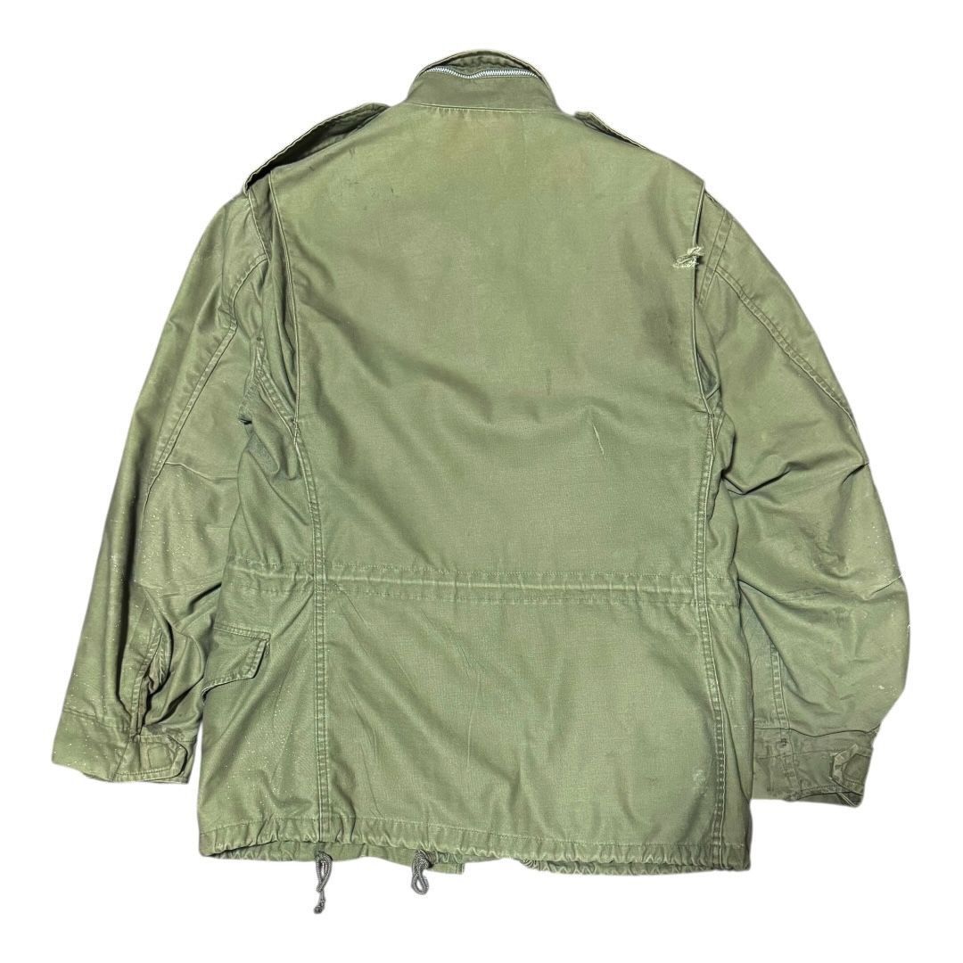 実物 ボロ M-65 アルミ military ミリタリー ジャケット USAF 古着 アメカジ Lサイズ相当