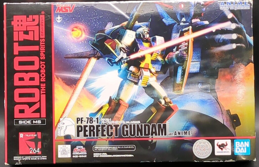 BANDAI SPIRITS ROBOT魂 SIDEMS 機動戦士ガンダムMSV PF-78-1 パーフェクトガンダム ver. A.N.I.M.E. 264