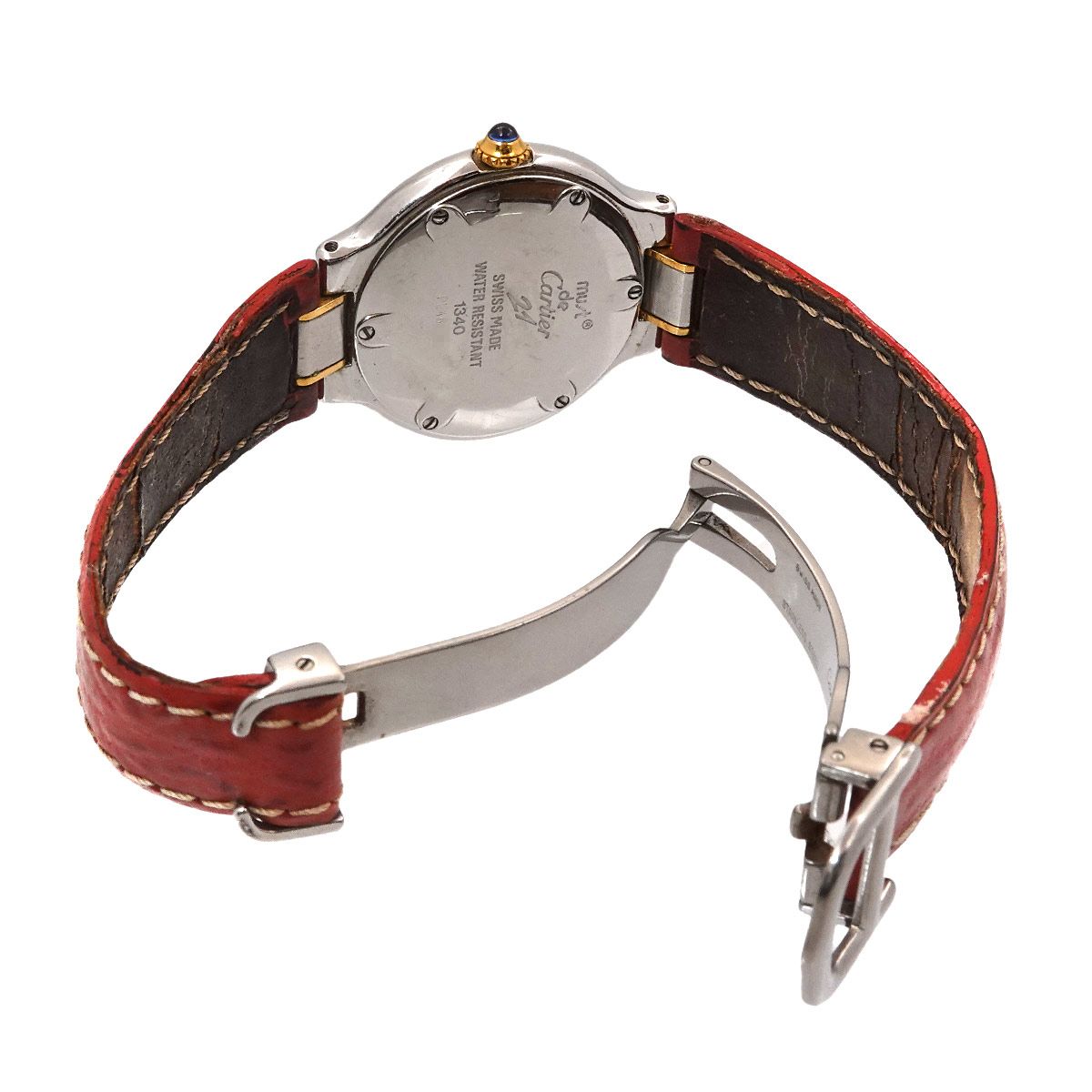 専門店ならではの品揃え！ カルティエ Cartier マスト21 ヴァンティアン コンビ W1007323 ヴィンテージ レディース 腕時計 シルバー クォーツ Must 21 90287365