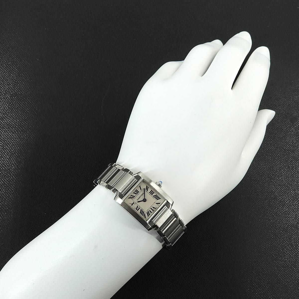 【人気新作】 カルティエ Cartier タンクフランセーズSM W51008Q3 レディース 腕時計 アイボリー クォーツ ウォッチ Tank Francaise 90293612 品質保証 ！