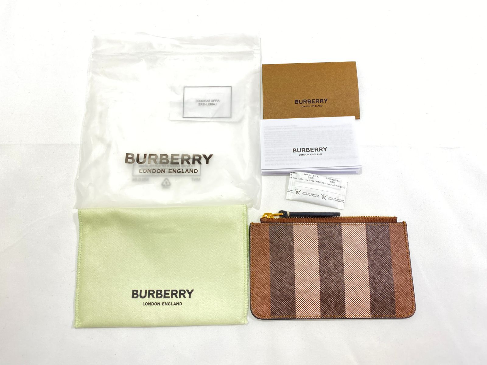 七重浜793-3-071023nh BURBERRY バーバリー コインケース キーチェーン CHECK COINCASE WITH KEY CHAIN レディース