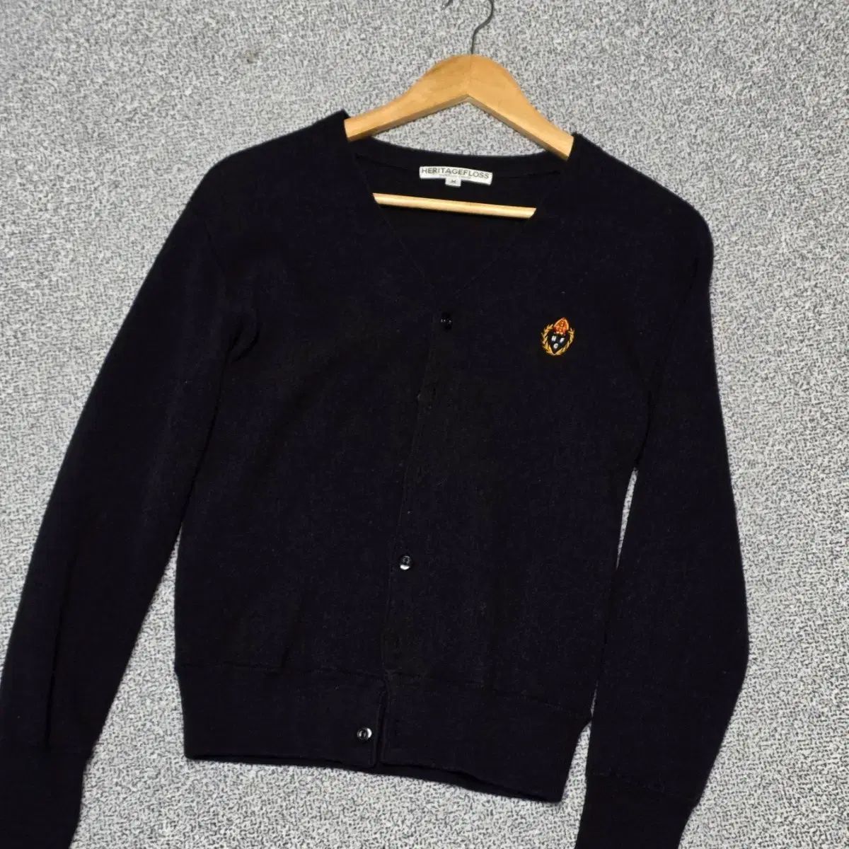 M ヘリテイジフロース レディース カーディガン ブラック