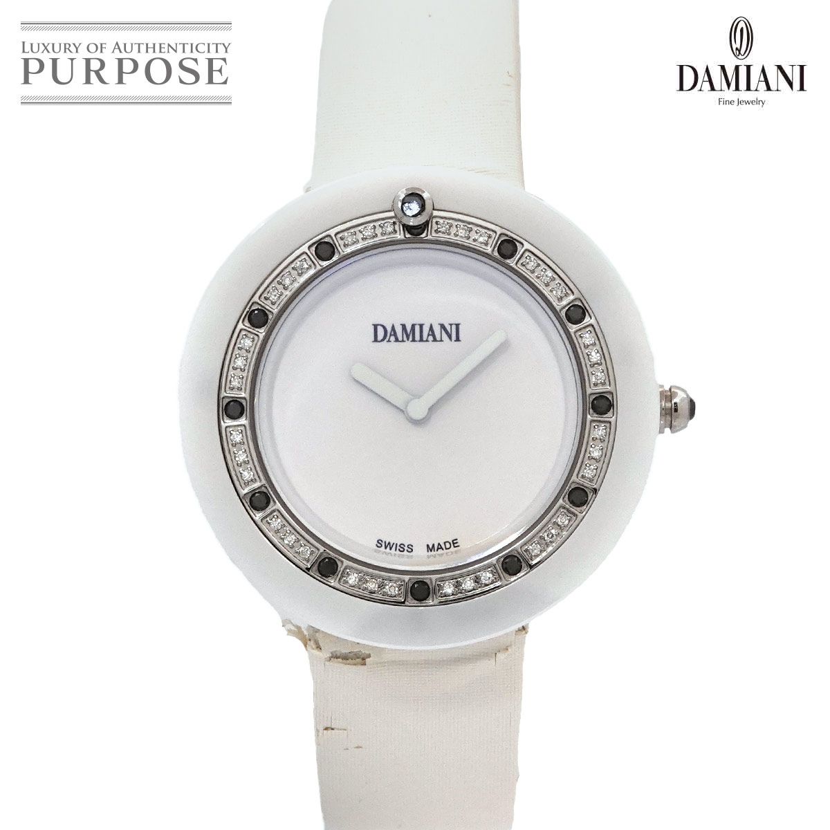 ダミアーニ DAMIANI ベルエポック BCLSDW37 レディース 腕時計 ブラックダイヤ ベゼル セラミック クォーツ Belle Epoque 90300969