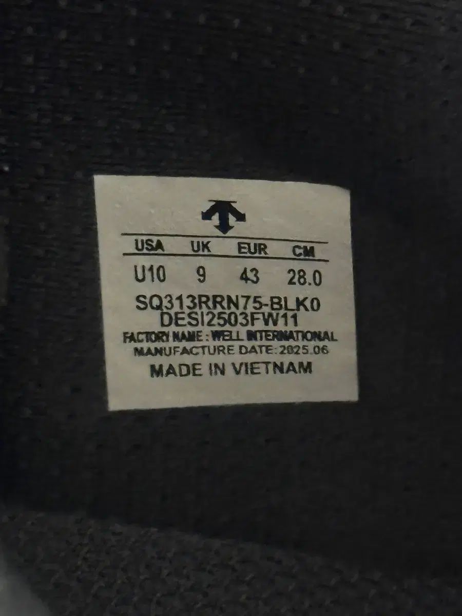 デサント ランニングシューズ デルタプロ 280 ブラック OLIVEOS_COM_TR