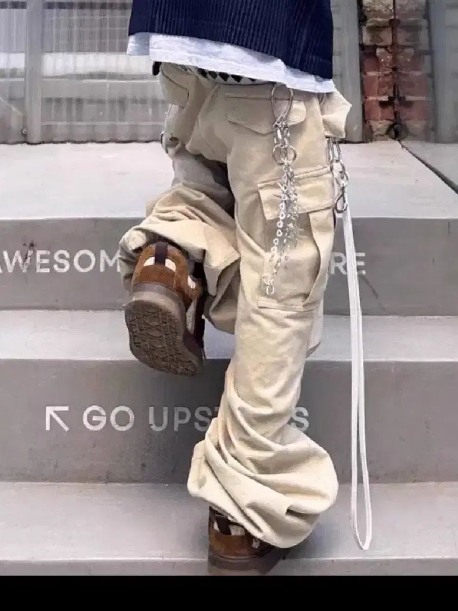 アンタイトル アイディール m-65カーゴパンツ ベージュ 2サイズ